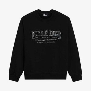 The Kooples “Rock Is Dead” Crew Neck Graphic Heavyweight Sweatshirt NWT